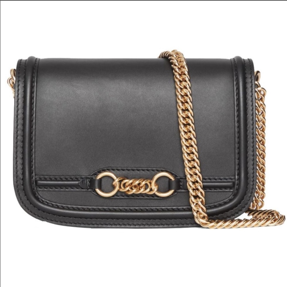Burberry Leather Black Link Bag